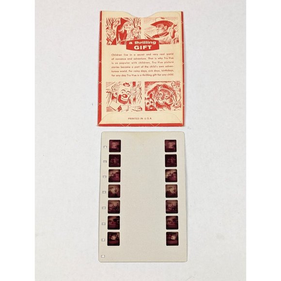 Vintage Tru Vue Tru-Vue Film Card Howdy‎ Doody The Secret Treasure 3-D T-5 Rare - Picture 2 of 3